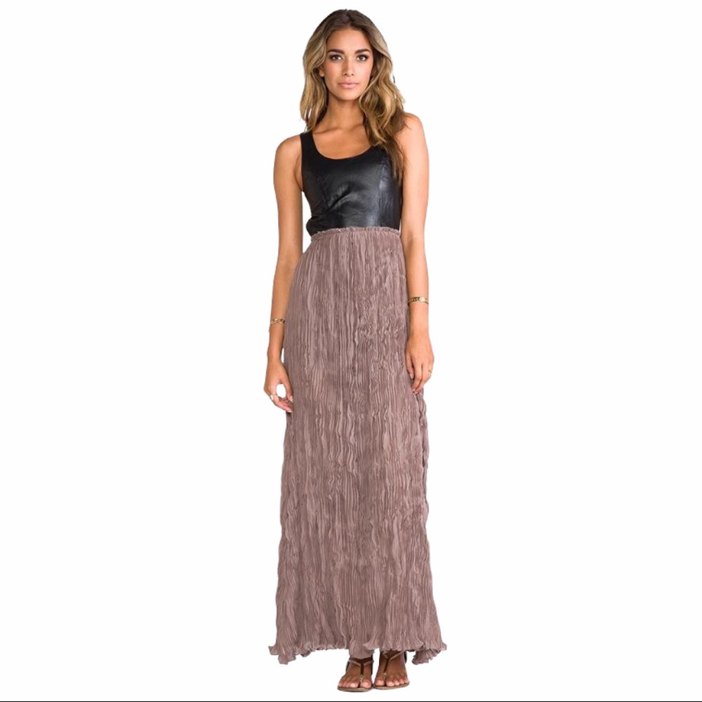 Blaque Label REVOLVE Leather Backless Dress S
